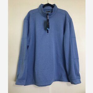 PGA TOUR Mens XXL Blue Golf Top Sweater Jacket NWT Thermal Waffle Weave